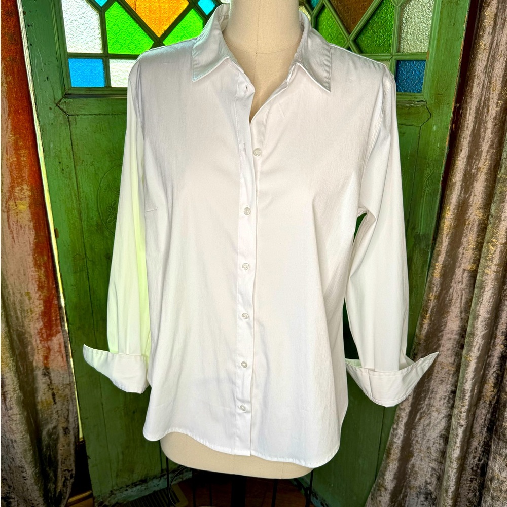 Oversized White Button Down